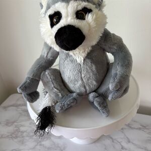 Ganz Webkinz Ring‎ Tailed Lemur Plush Stuffed Animal Toy